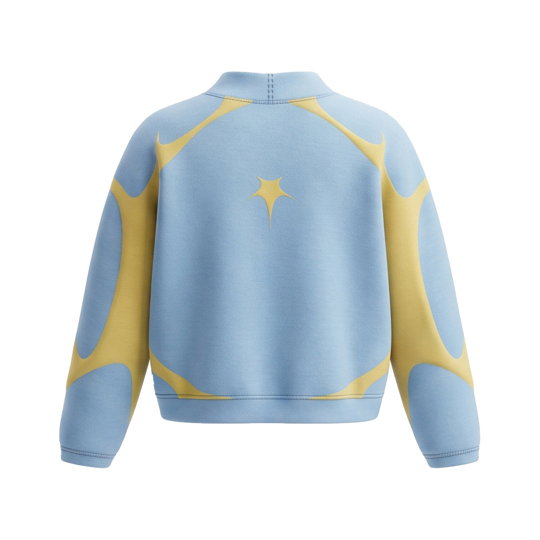 Custom Women Sweatshirt - Starburst Graphic - Personalized Pullover