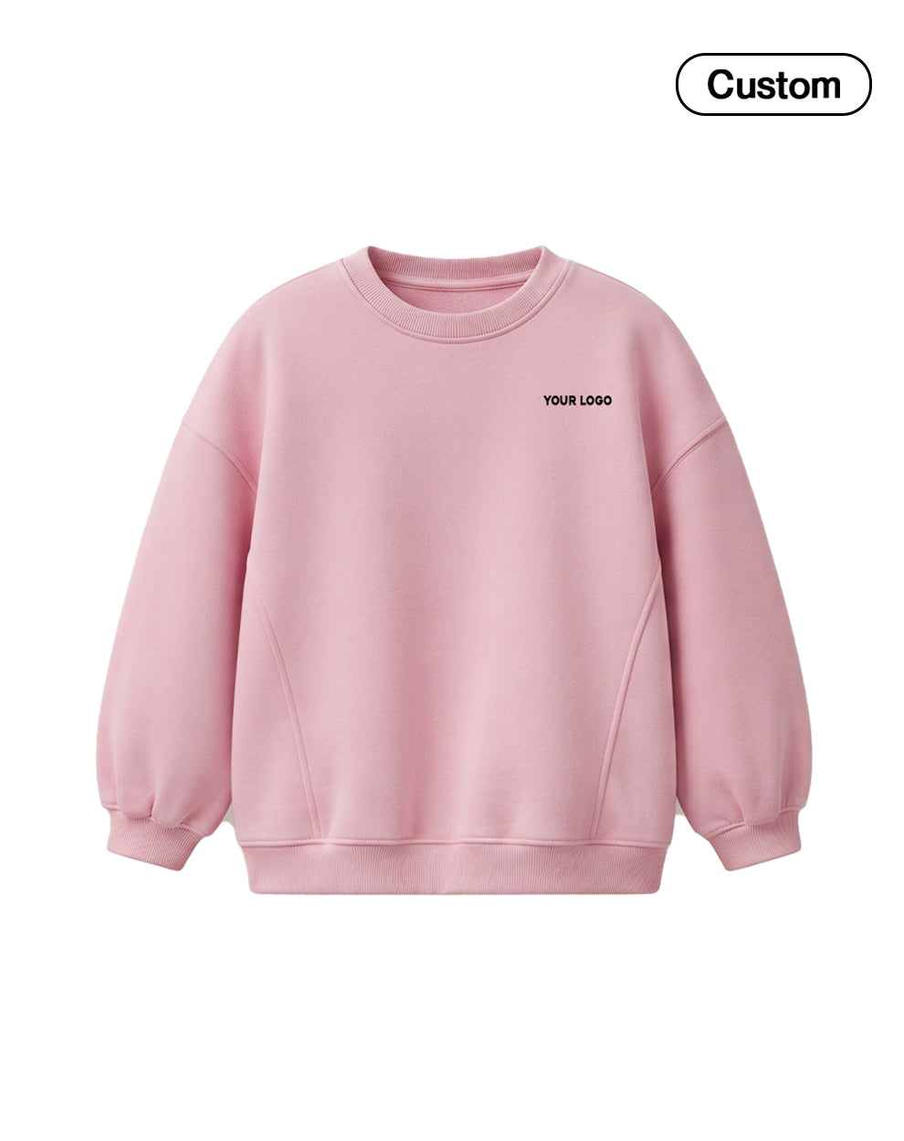 Custom Boys Sweatshirt - Curved Seam Panel - Personalized Top