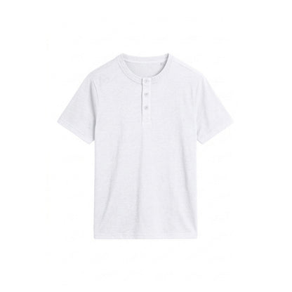 Custom Women Henley Half Sleeves - Solid Personalized Tee