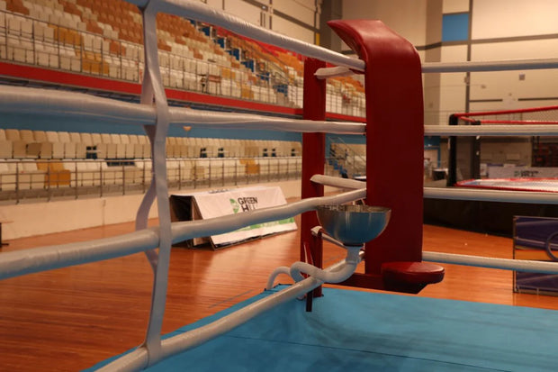 AIBA Approved Boxing Ring – RRP Model with High-Quality Steel Pipes and Wooden Platform