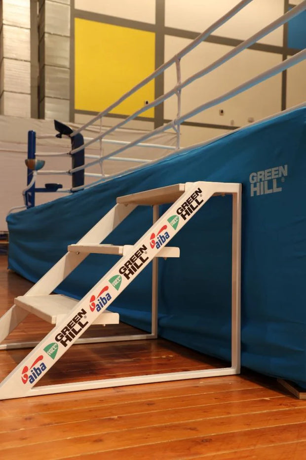 AIBA Approved Boxing Ring – RRP Model with High-Quality Steel Pipes and Wooden Platform