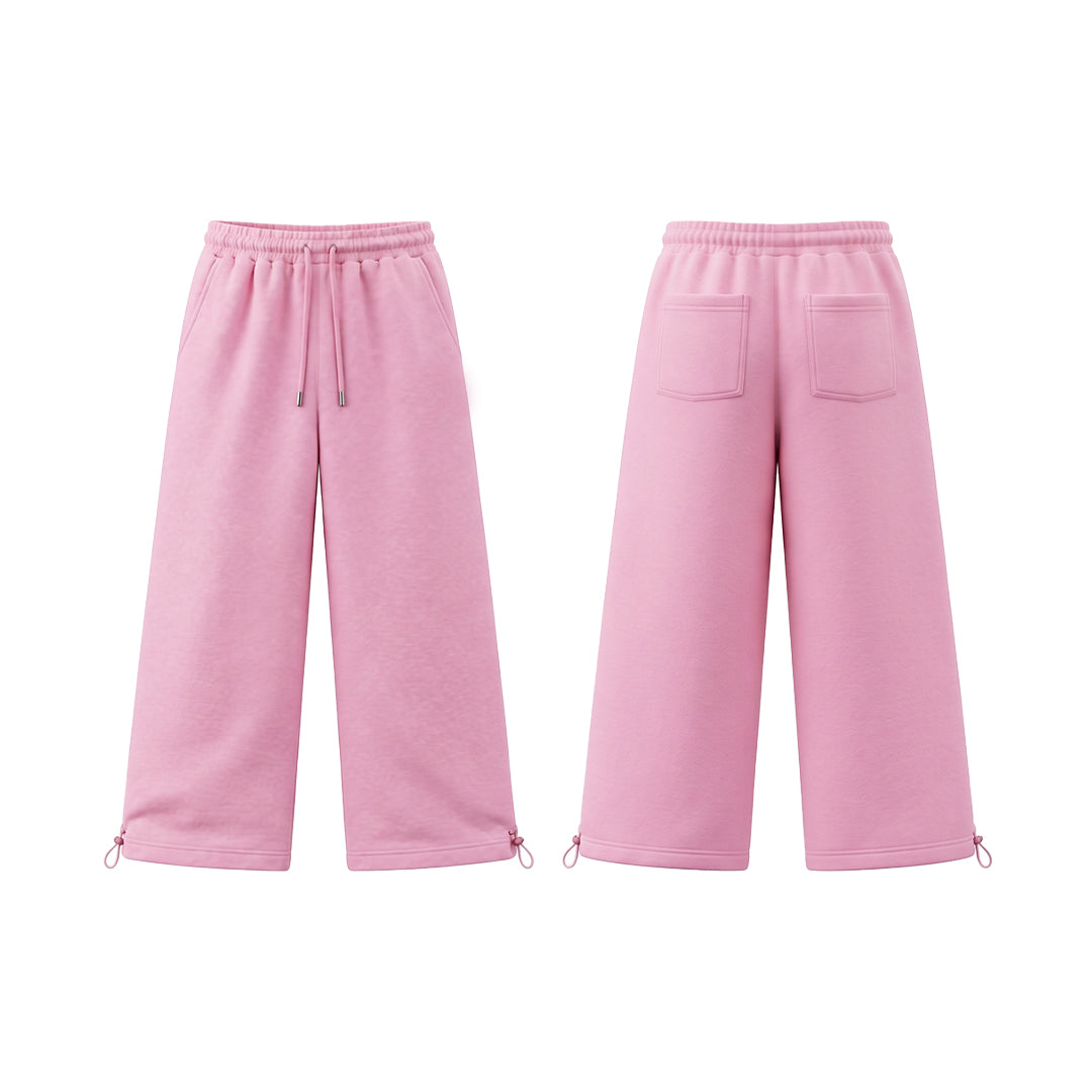 Custom Girls Wide Trouser - Cuff Tie - Personalized Apparel