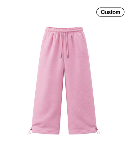 Custom Girls Wide Trouser - Cuff Tie - Personalized Apparel