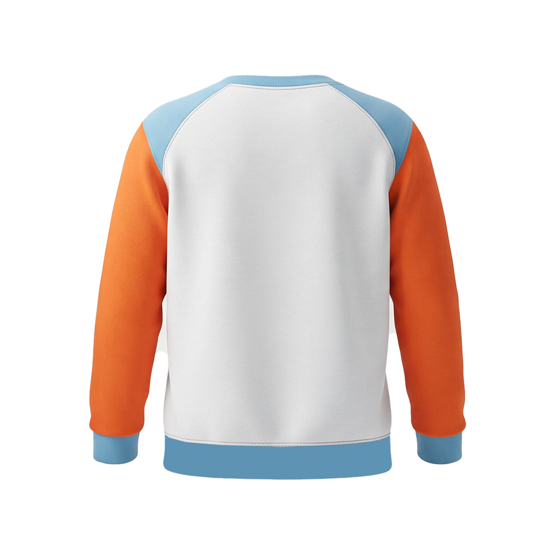 Custom Men Sweatshirt - Contrast Raglan Sleeve Pocket - Personalized