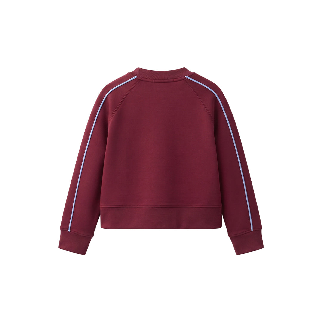 Custom Boys Sweatshirt - Raglan Side Stripe Detail- Personalized
