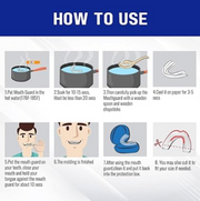 SUPER Mouth Guard – Premium Grade Transparent Lightweight Rubber for Maximum Protection