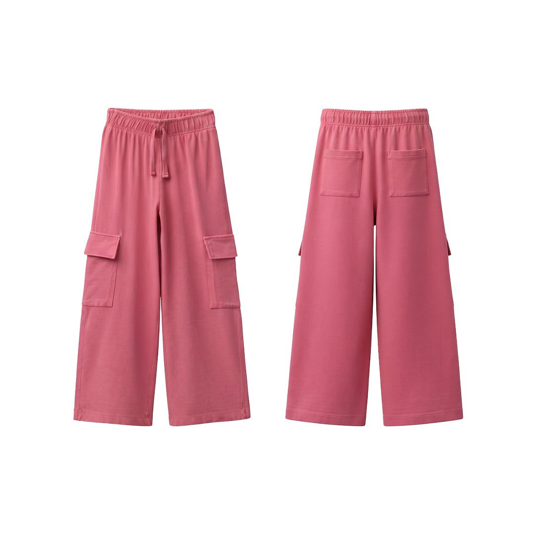 Custom Girls Wide Trouser - Cargo Pockets - Personalized Wear