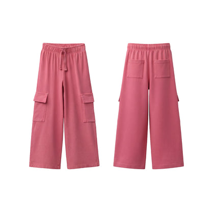 Custom Girls Wide Trouser - Cargo Pockets - Personalized Wear