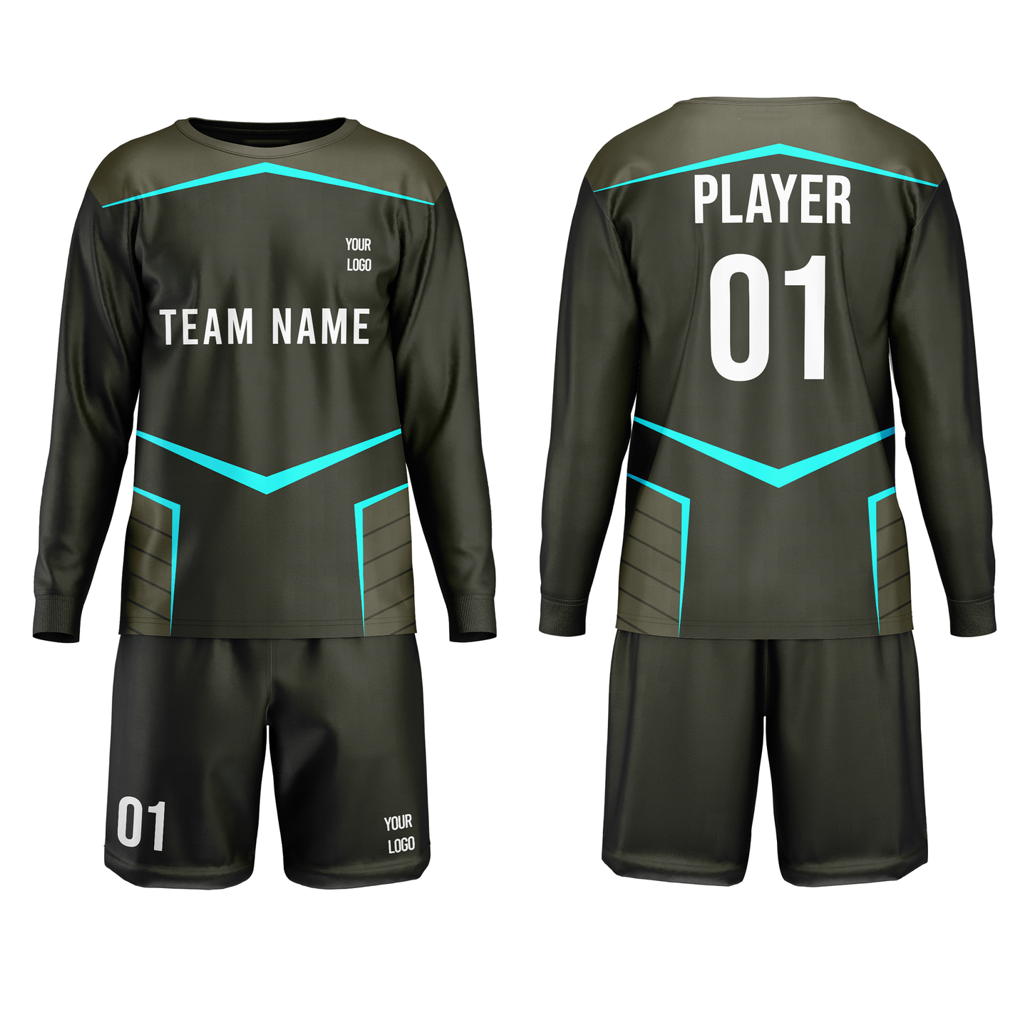 Custom Soccer Goalkeeper Uniform – Tech Accent – Personalized