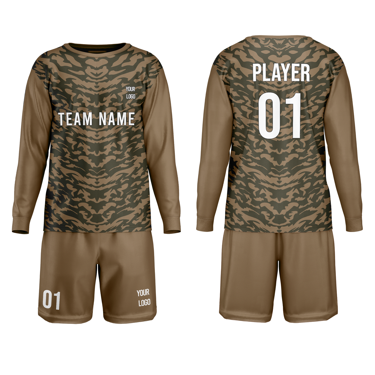 Custom Soccer Goalkeeper Uniform – Pattern Personalized Kit