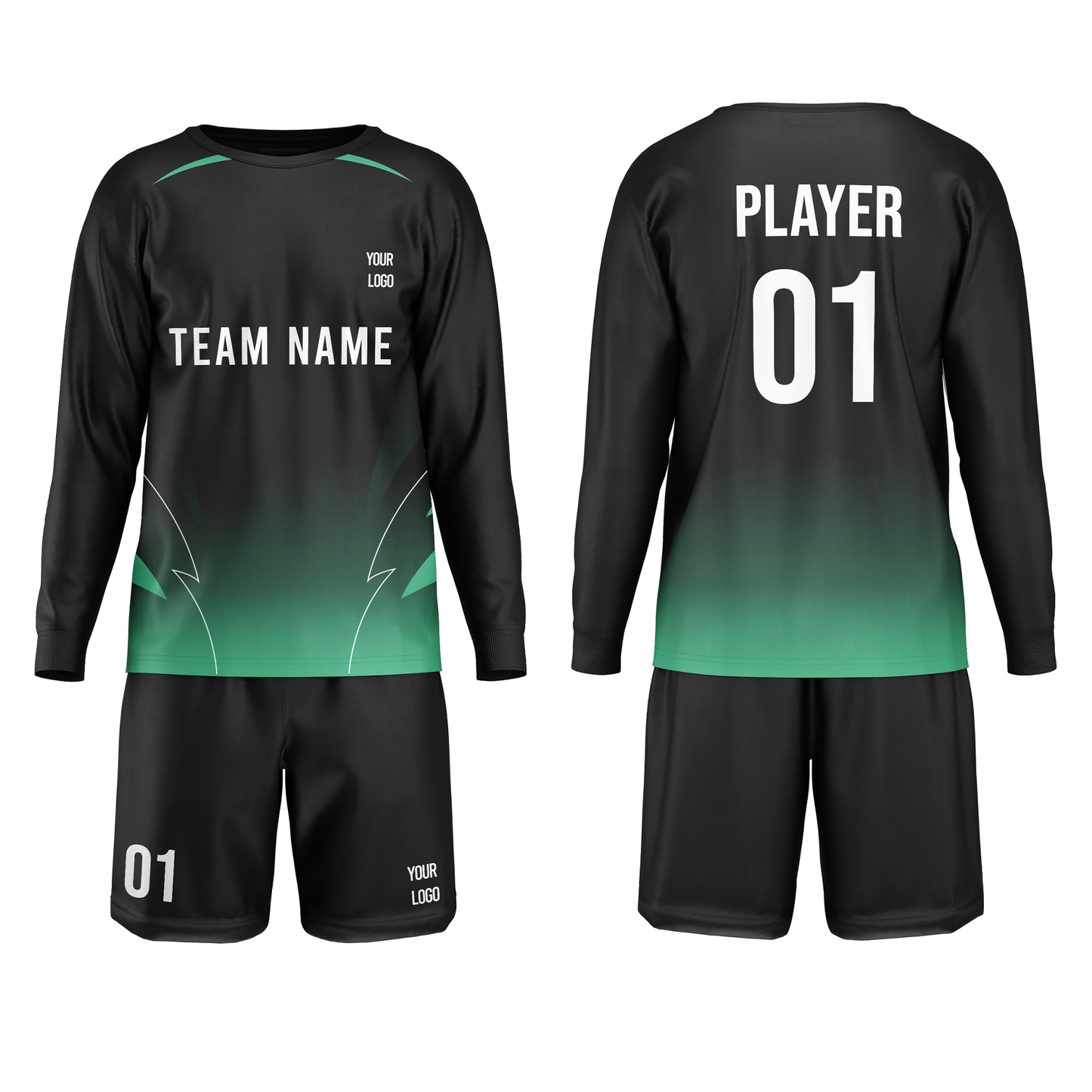 Customizable Soccer Goalkeeper Uniform