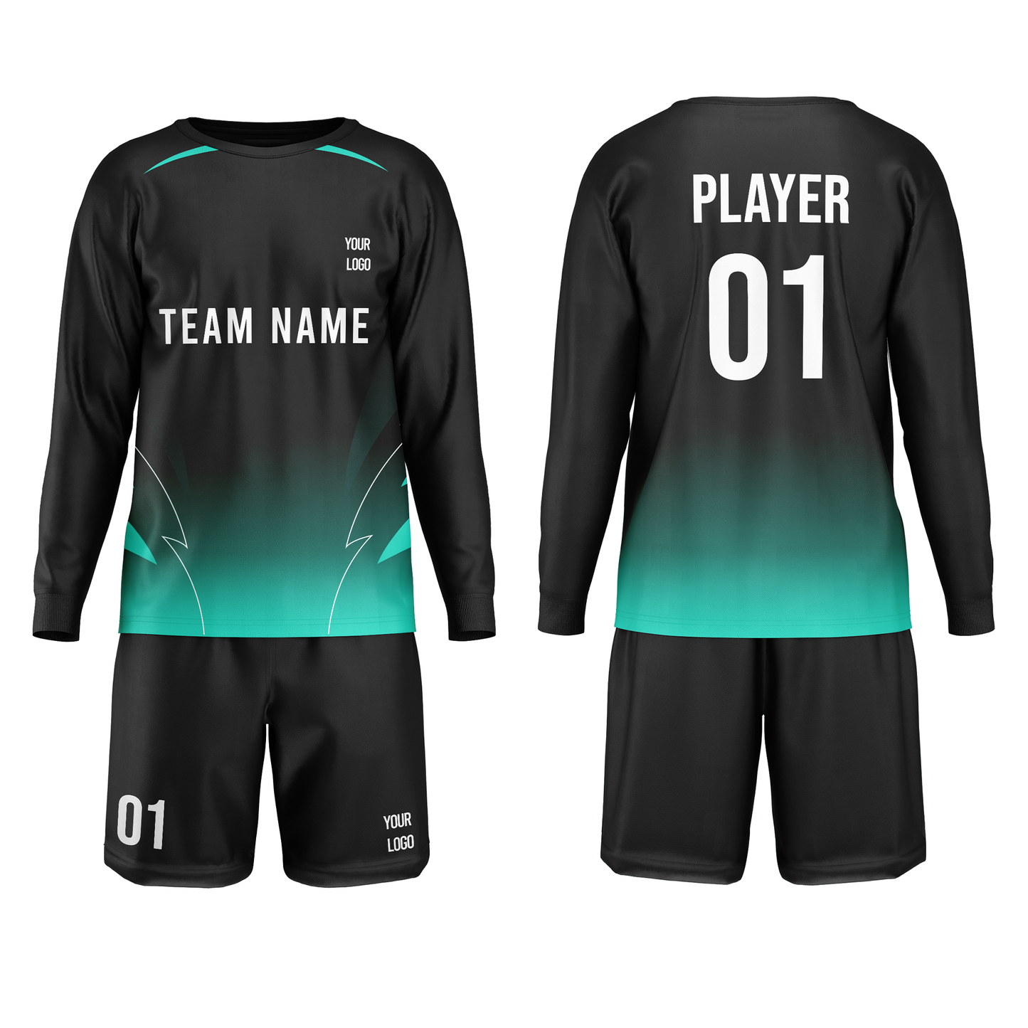Customizable Soccer Goalkeeper Uniform