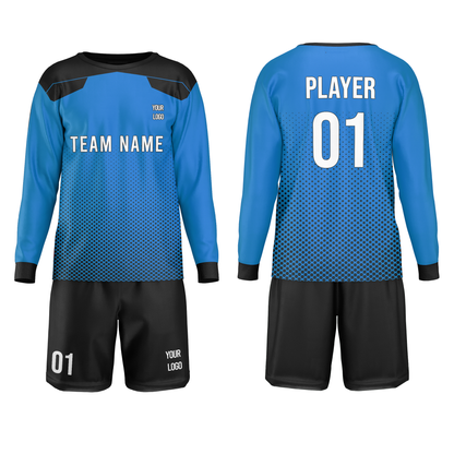 Custom Soccer Goalkeeper Uniform - Pattern Personalized Set