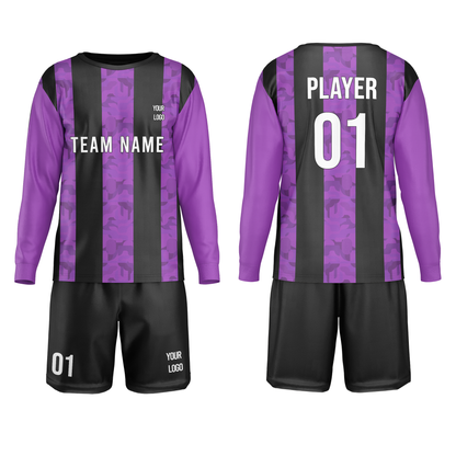 Custom Soccer Goalkeeper Uniform - Duo Stripe - Personalized