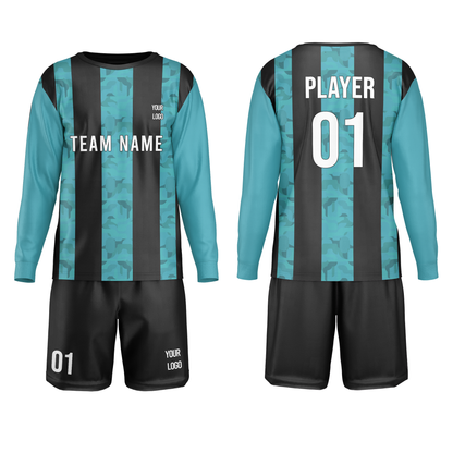 Custom Soccer Goalkeeper Uniform - Duo Stripe - Personalized