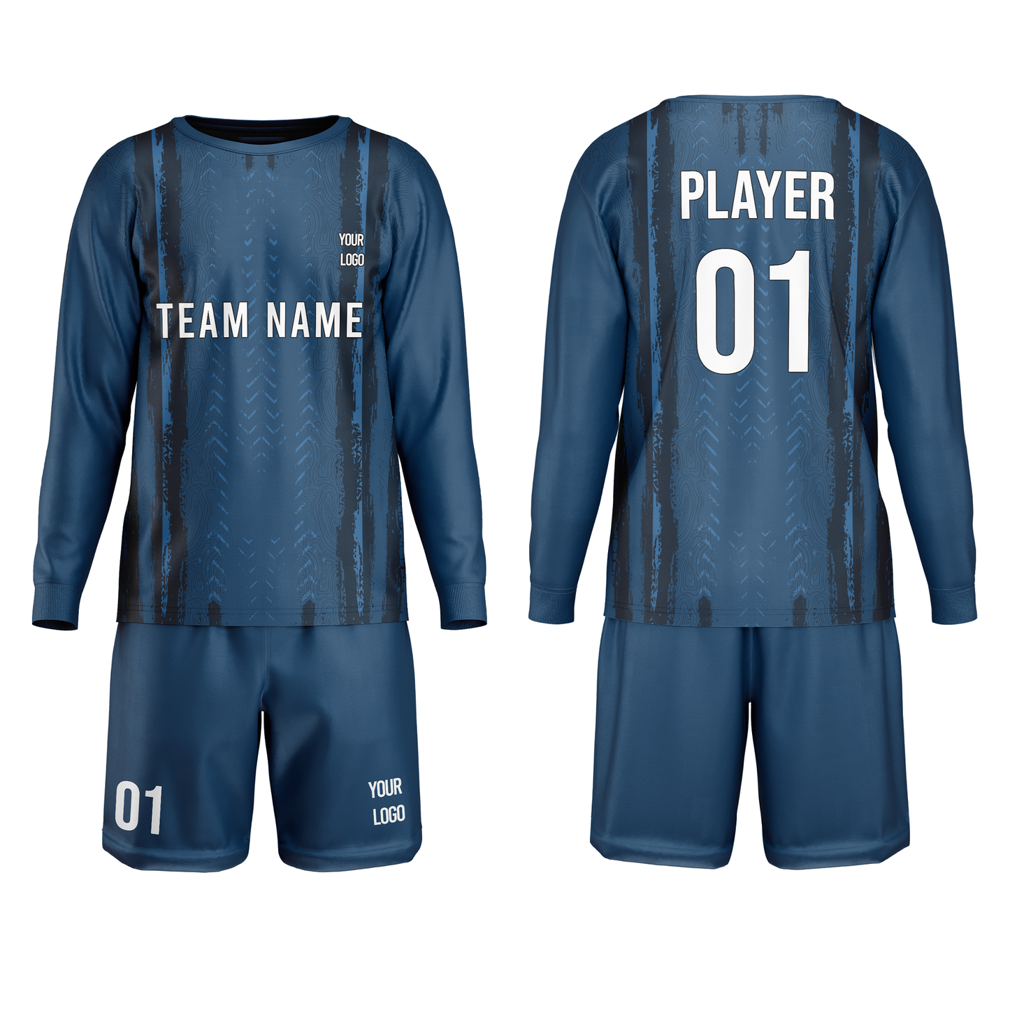 Custom Soccer Goalkeeper Uniform - Tyre Design Personalized