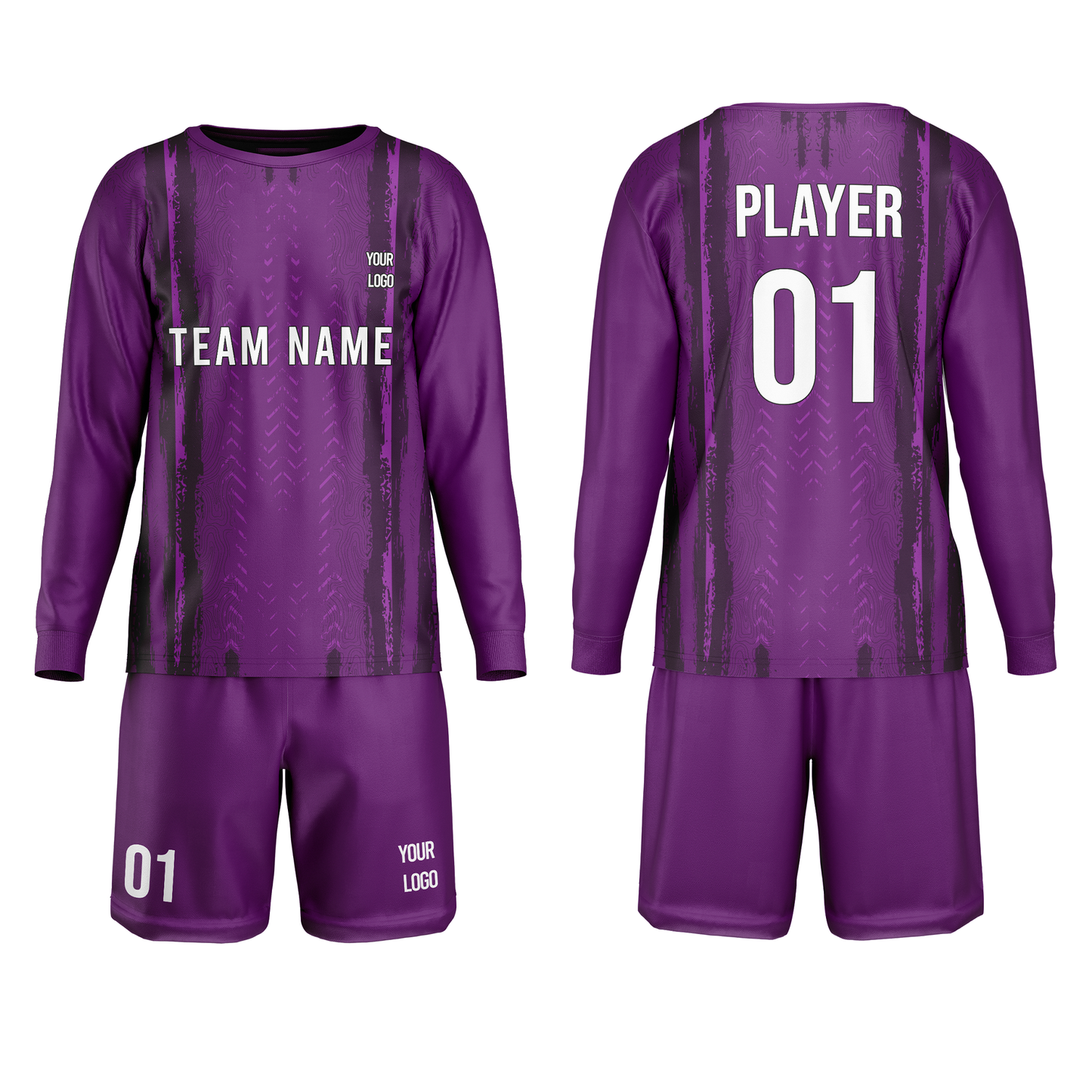 Custom Soccer Goalkeeper Uniform - Tyre Design Personalized
