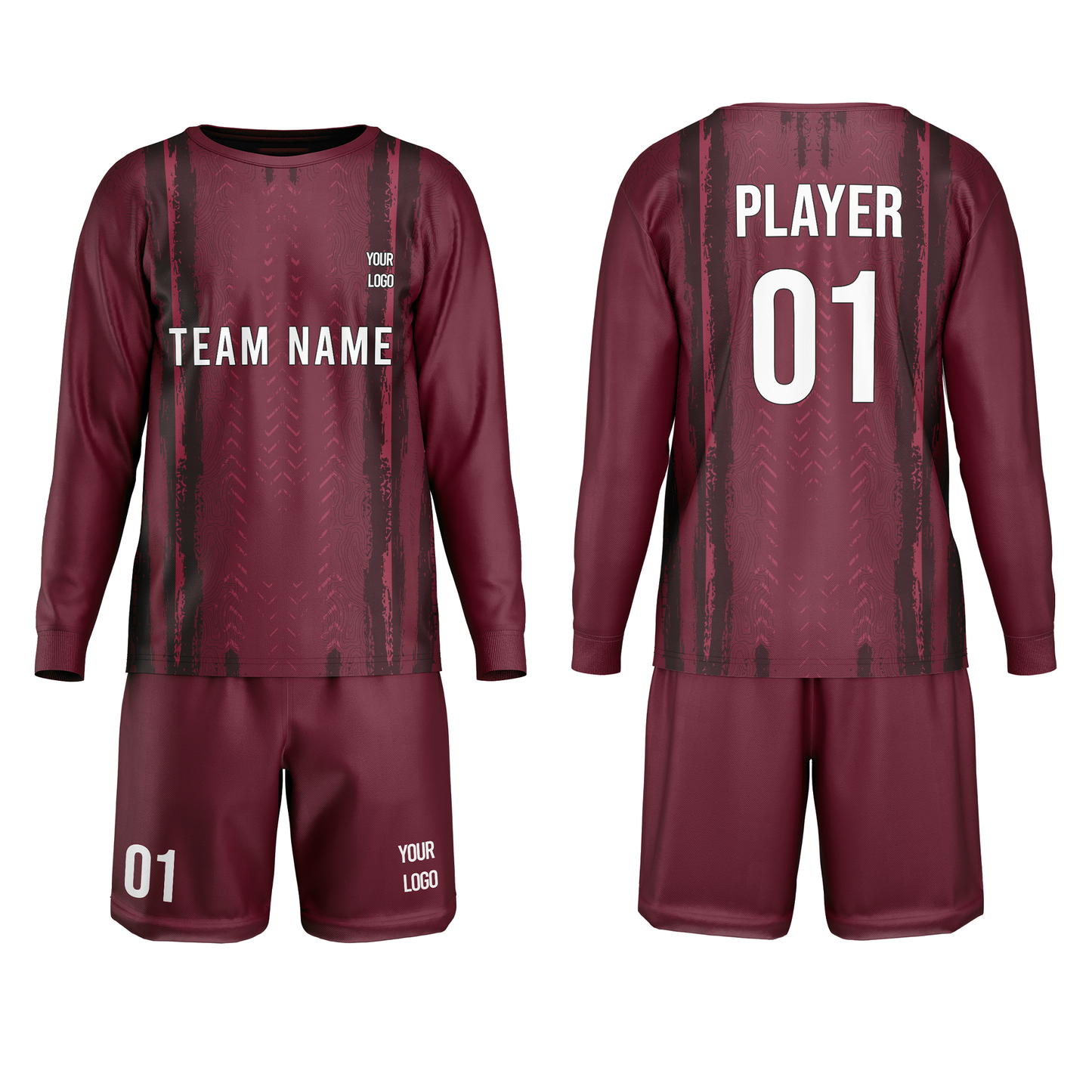 Custom Soccer Goalkeeper Uniform - Tyre Design Personalized