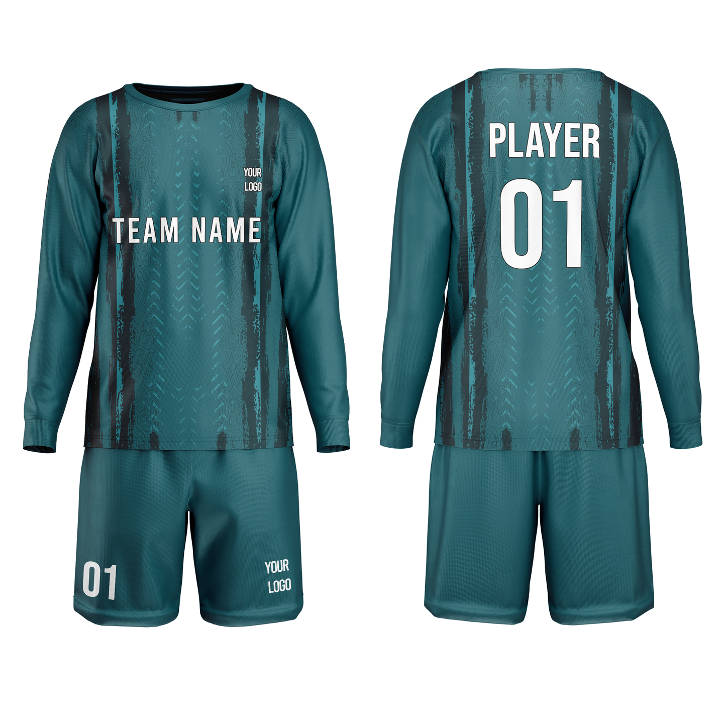 Custom Soccer Goalkeeper Uniform - Tyre Design Personalized