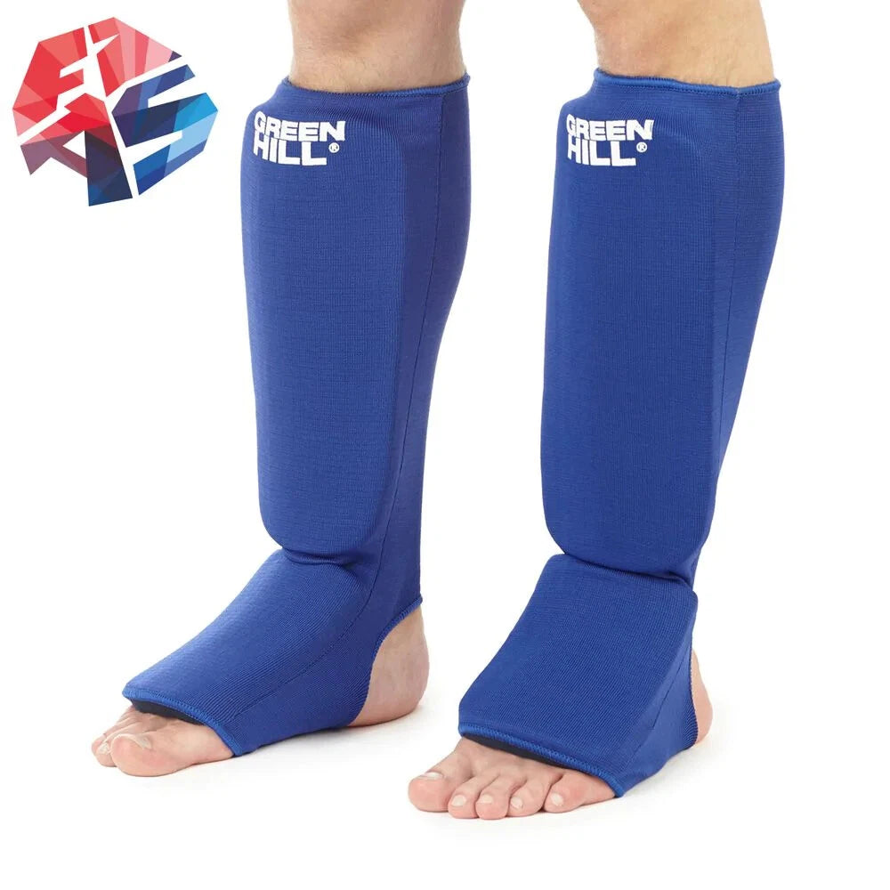 Shin Instep Pads FIAS-Approved Lightweight Elasticated Polyester Fabric