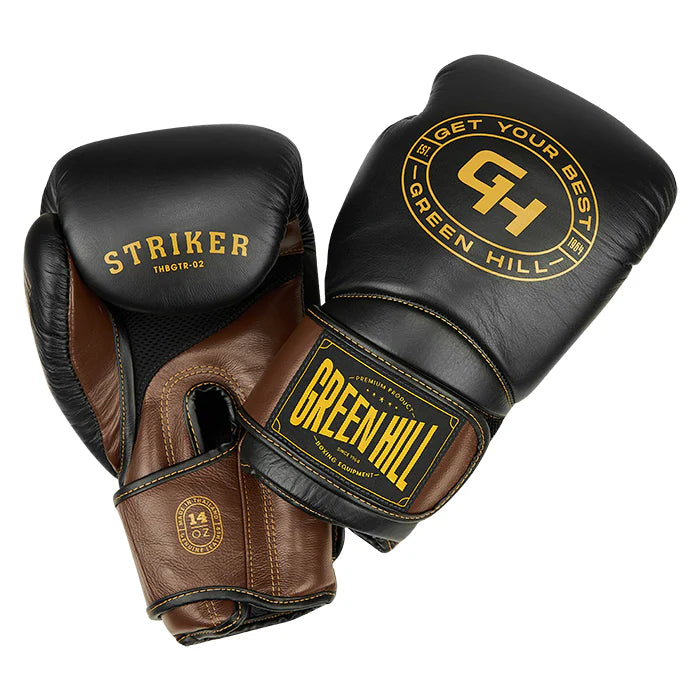 Boxing Gloves STRIKER-Black/Brown