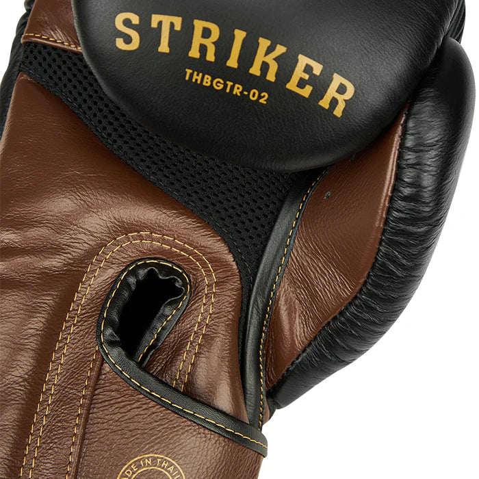Boxing Gloves STRIKER-Black/Brown