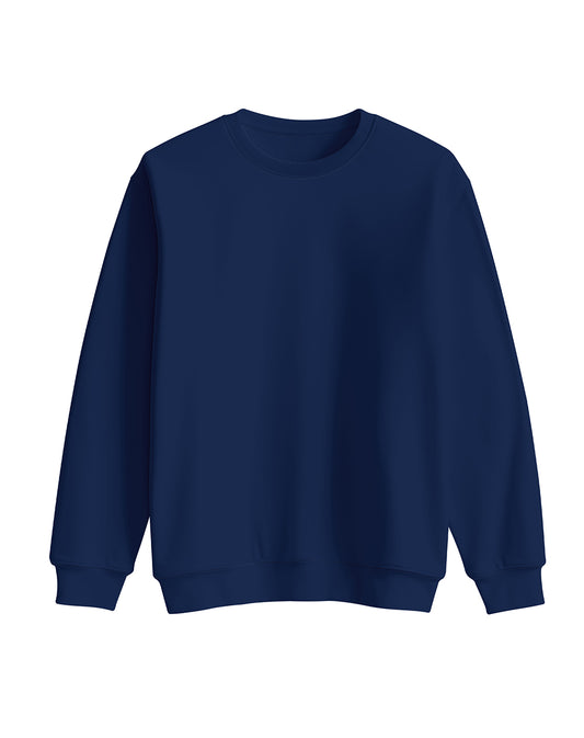 Custom Boys Sweatshirt - Solid Design Personalized Crewneck