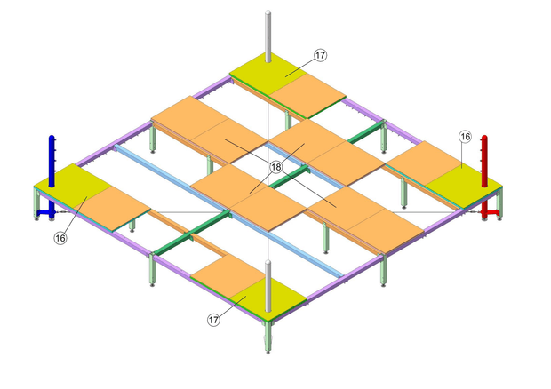 AIBA Approved Boxing Ring – RRP Model with High-Quality Steel Pipes and Wooden Platform