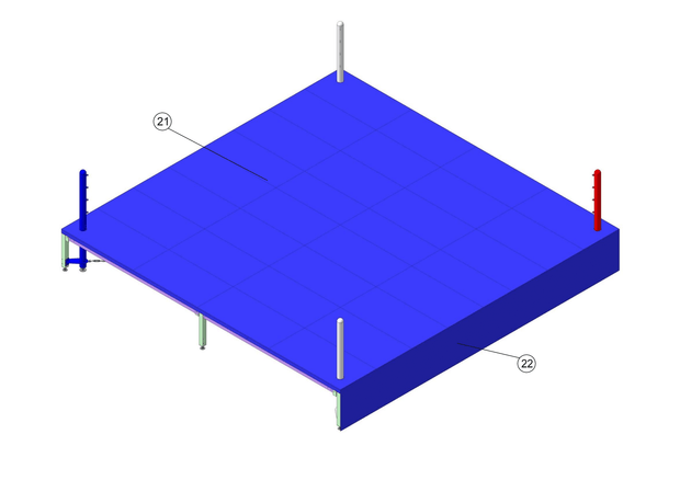 AIBA Approved Boxing Ring – RRP Model with High-Quality Steel Pipes and Wooden Platform