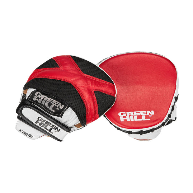 EAGLE Focus Mitts – Curved Design with Comfortable Fit in High-Quality Genuine Leather