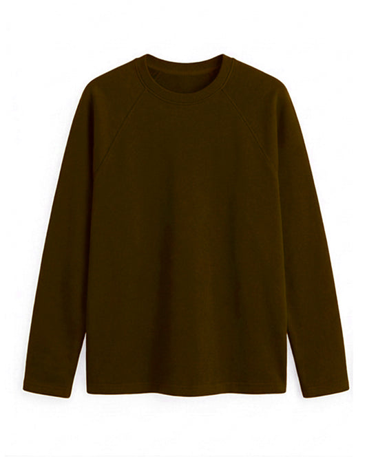 Custom Women Raglan Full Sleeves - Solid Personalized Tee